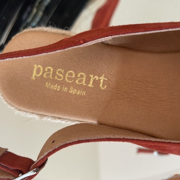Made in Spain. paseart terra cotta sling backs - Picture 3 of 4